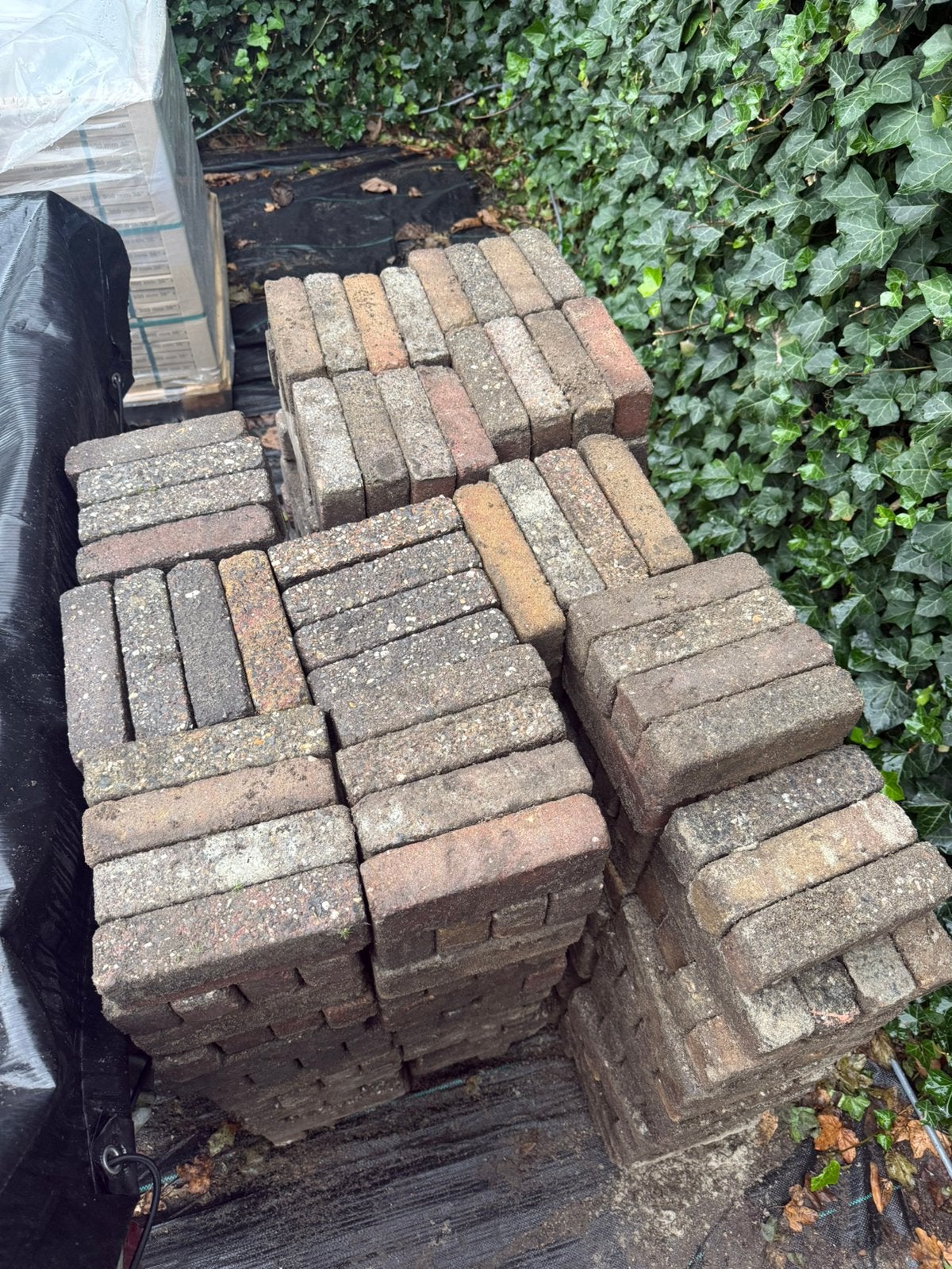 Klinkers 20x5x6,5cm - ca 6m2, Doe-het-zelf en Verbouw, Ophalen, Gebruikt, Bakstenen