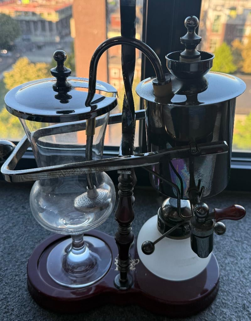 koffiezet apparaat antiek, Ophalen