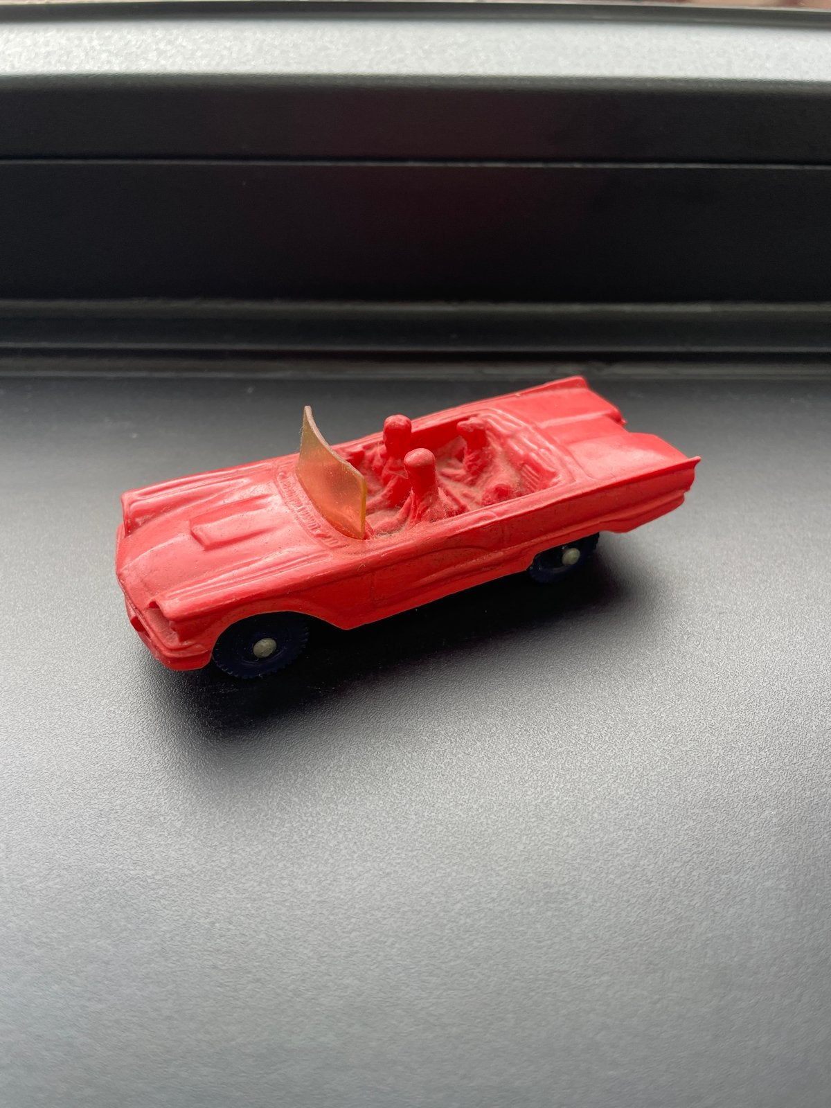 Vintage Tomte Laerdal Speelgoedauto Rood, Ophalen of Verzenden, Gebruikt, Auto