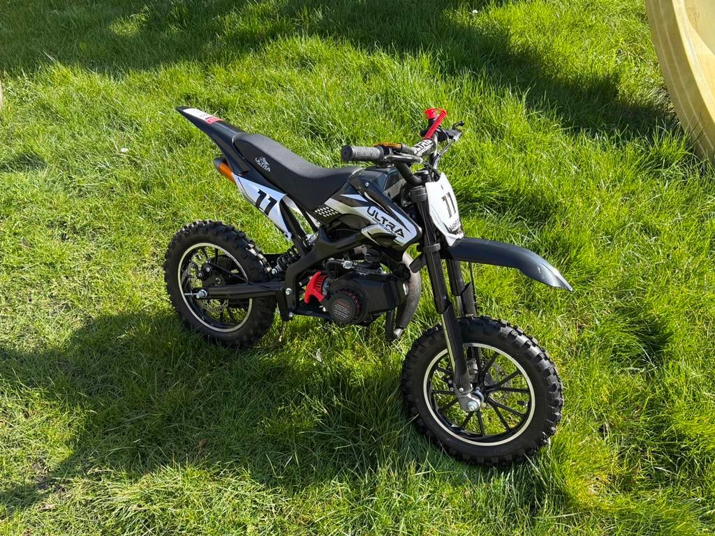 49cc Mini Crosser Kinder Crossmotor, Fietsen en Brommers, Minibikes, Midibikes en Pitbikes, Ophalen, Zo goed als nieuw, 49 cc