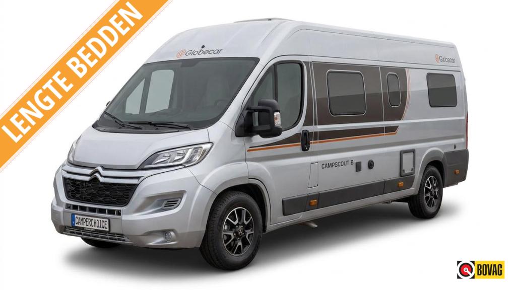 Globecar Campscout B 640 | 2017 | Euro 6 | lengtebedden, Caravans en Kamperen, Buscamper of Camperbus, Ringverwarming, Tot en met 3