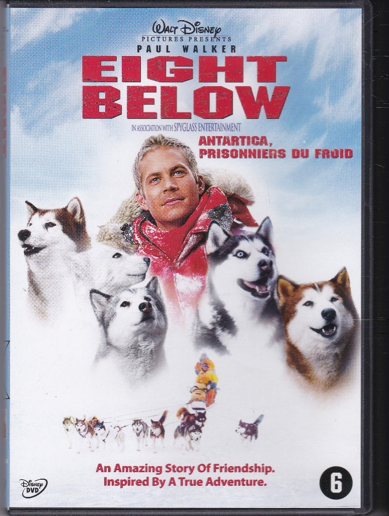 Eight below (Walt Disney) ֎ Paul Walker, Bruce Greenwood, Vanaf 6 jaar, Ophalen of Verzenden, Zo goed als nieuw