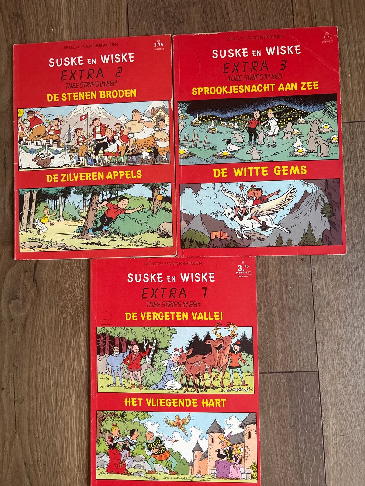 Suske en Wiske Extra - 3 delen (1988), Meerdere stripboeken, Ophalen of Verzenden, Gelezen