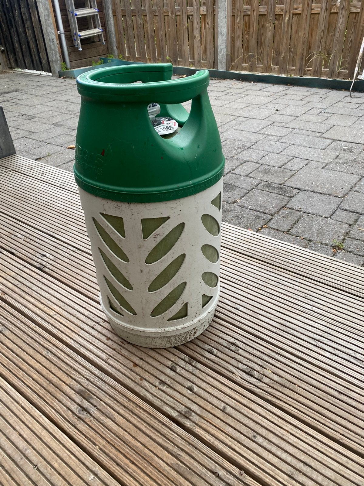 Gasfles vol. 10 kg, Ophalen, Zo goed als nieuw