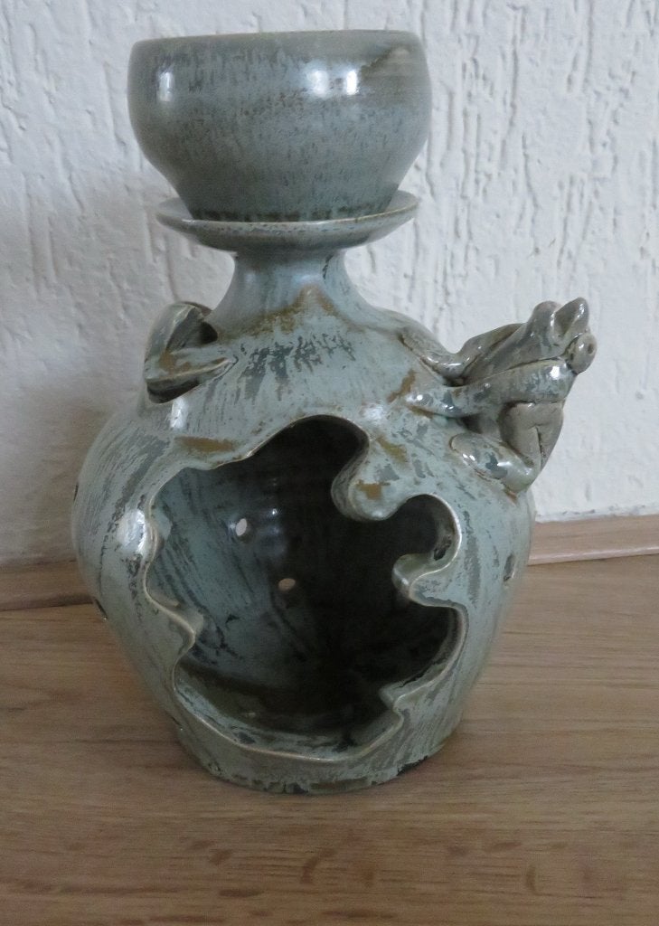 Geurbrander, Ophalen of Verzenden, Zo goed als nieuw, Wit, Steen/keramiek