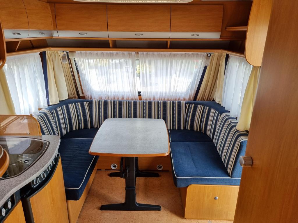 Dethleffs Camper Lifestyle 450 DB Mover - Luifel, Caravans en Kamperen, Caravans, Rondzit, Bedrijf, 750 - 1000 kg, Overige typen