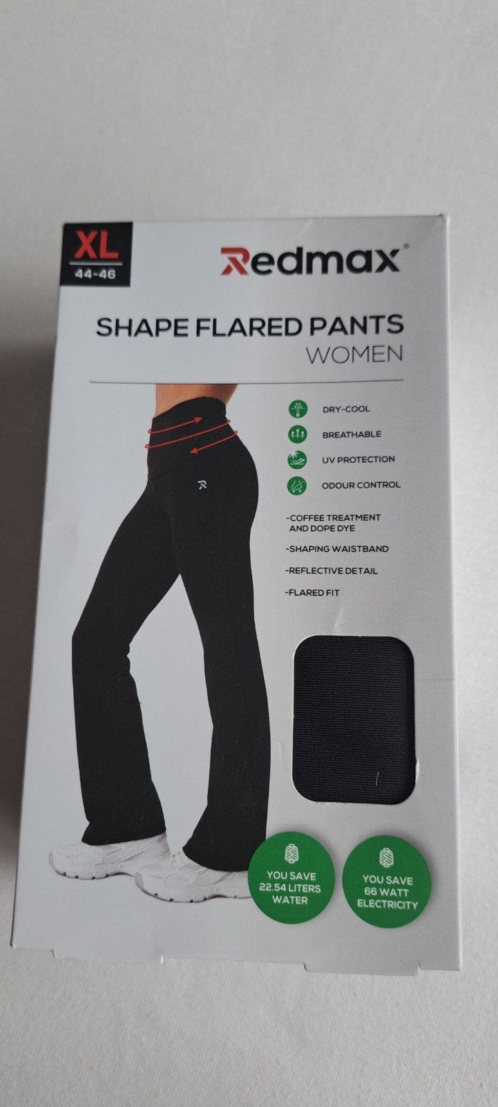 redmax shape flared pants XL 44-46, Zwart, Maat 46/48 (XL) of groter, Nieuw, Ophalen of Verzenden