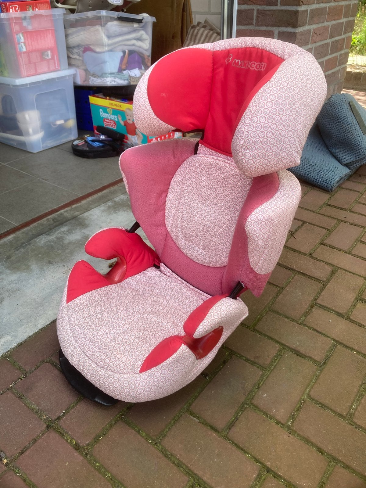 Maxi-Cosi autostoel roze - Gebruikt, Ophalen, 15 t/m 36 kg, Verstelbare rugleuning, Maxi-Cosi