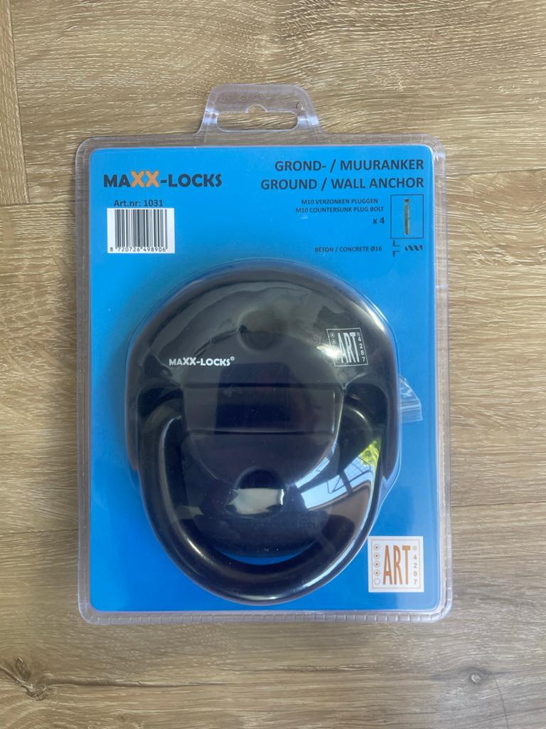 Muuranker / Grondanker voor motor of scooter - MAXX-LOCKS, Ophalen, Nieuw