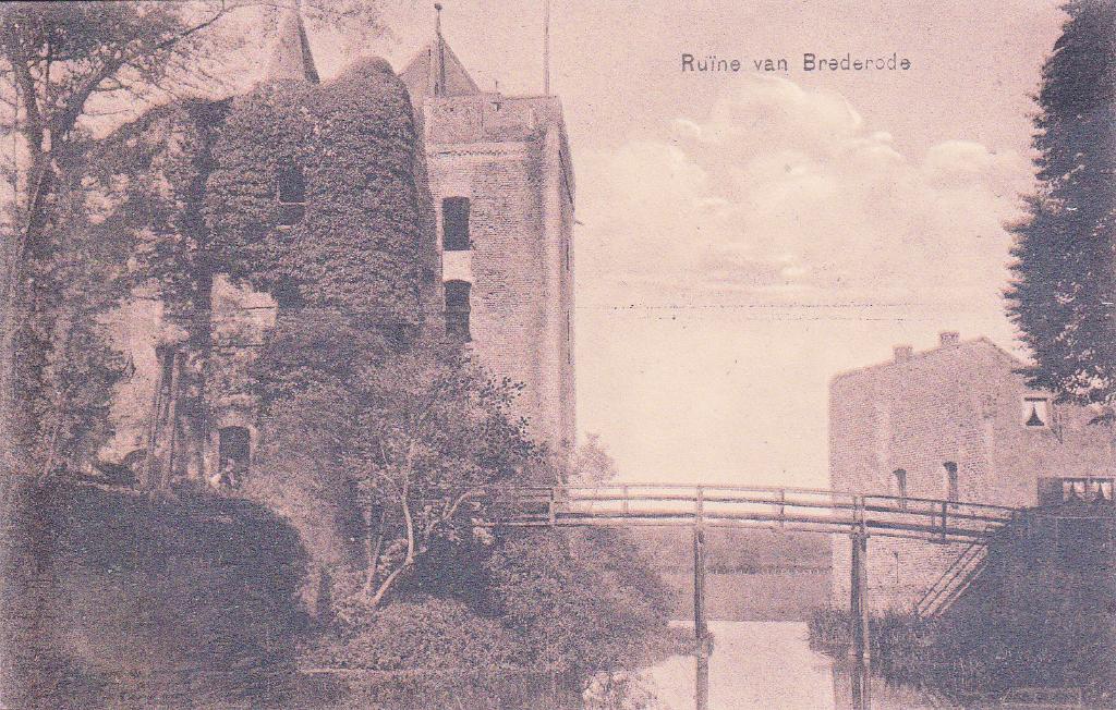 00954 Santpoort - Ruïne van Brederode, Verzenden, Voor 1920, Ongelopen, Noord-Holland