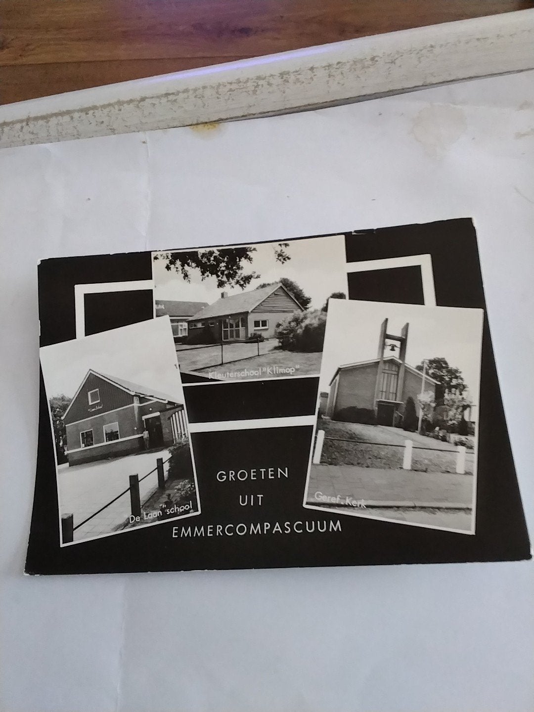 Ansichtkaart Groeten uit Emmercompascuum - Echt foto, Ophalen of Verzenden