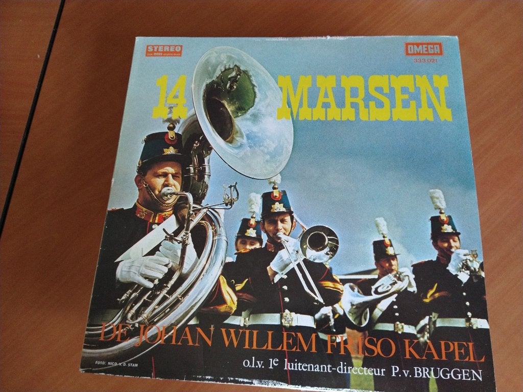 LP 14 marsen. De Johan Willem Friso Kapel, Ophalen of Verzenden, Zo goed als nieuw, 12 inch