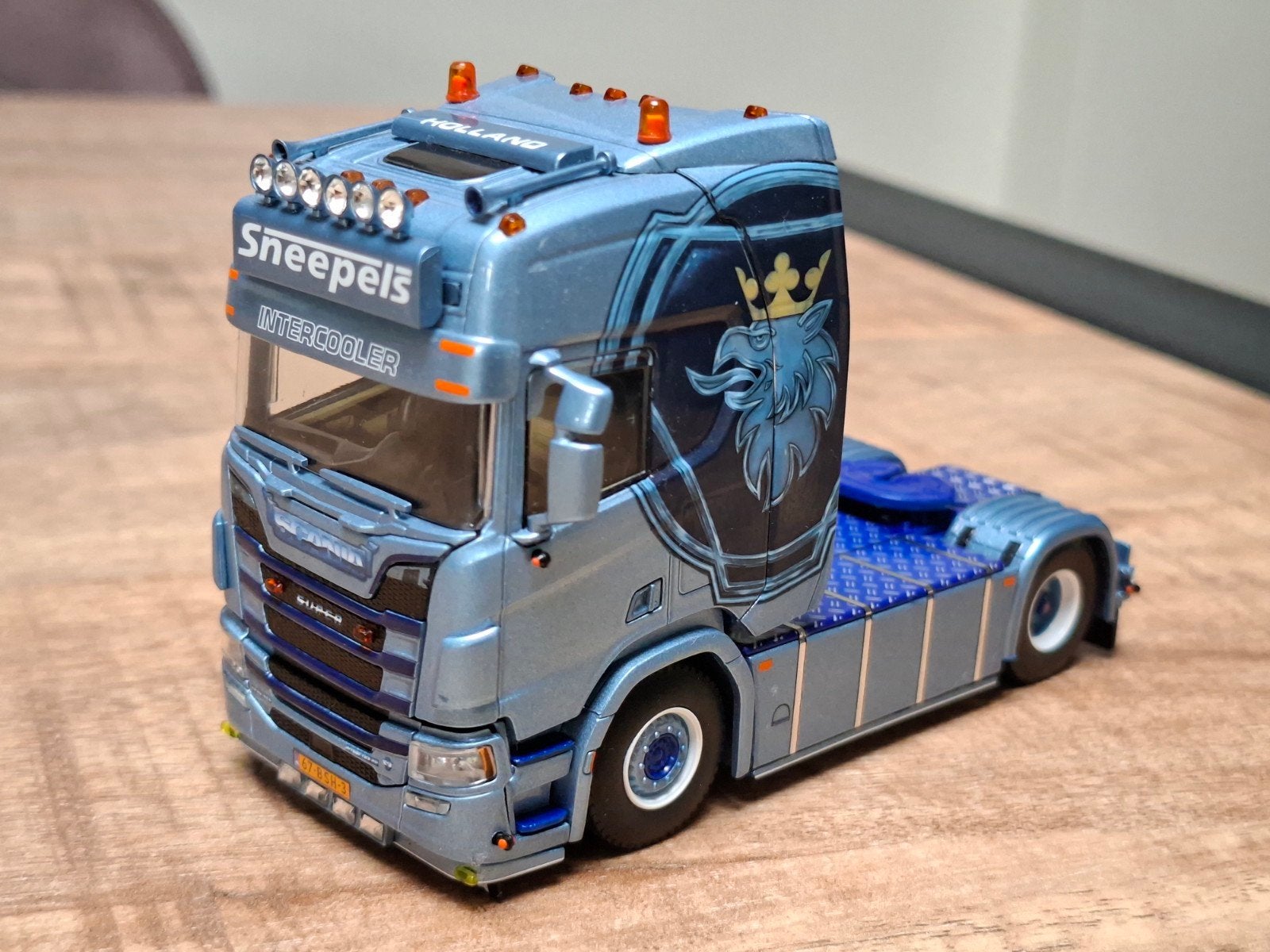 Wsi Scania Sneepels, Hobby en Vrije tijd, Modelauto's | 1:50, Ophalen of Verzenden, Zo goed als nieuw, Bus of Vrachtwagen, Wsi