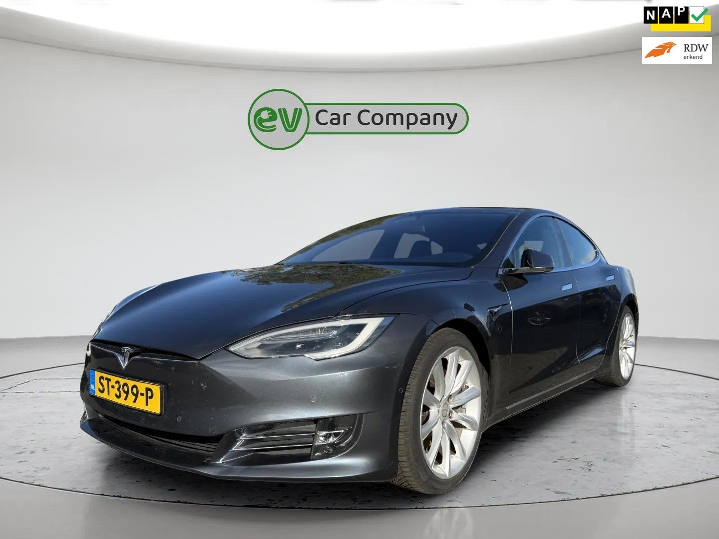 Tesla Model S 100D | SOH 88% | Panoramadak | Winterpakket |, Auto's, Gebruikt, 110 €/maand, Model S, Verwarmde buitenspiegels