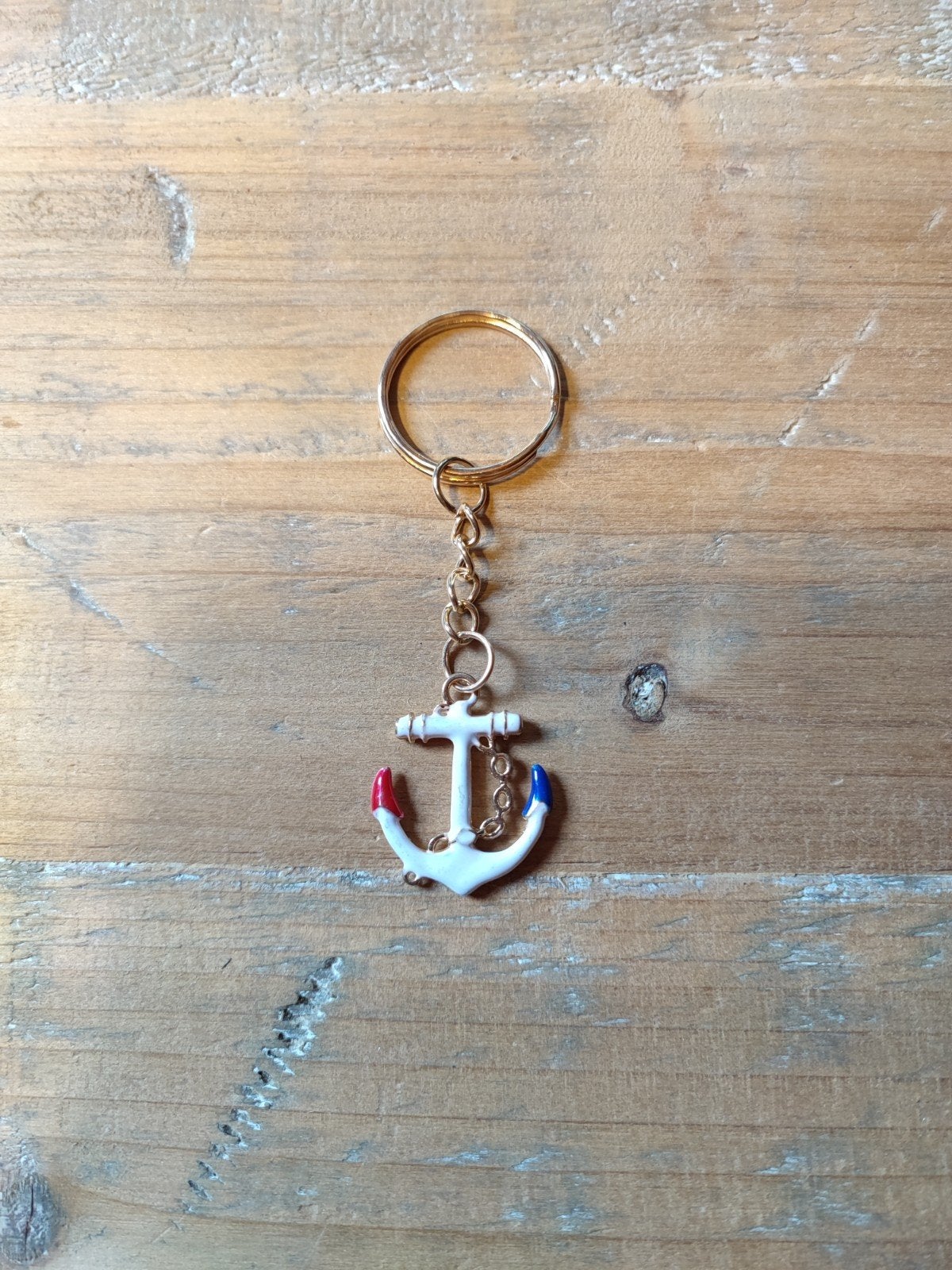 Nieuwe Anker Sleutelhanger - Rood, Wit, Blauw, Ophalen of Verzenden, Nieuw, Overige typen