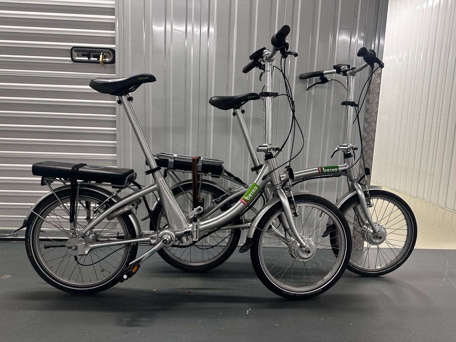 2x Aluminium elektrishe vouwfietsen beixo cardanaandrijving, Ophalen of Verzenden, Zo goed als nieuw, 20 inch of meer, Versnellingen