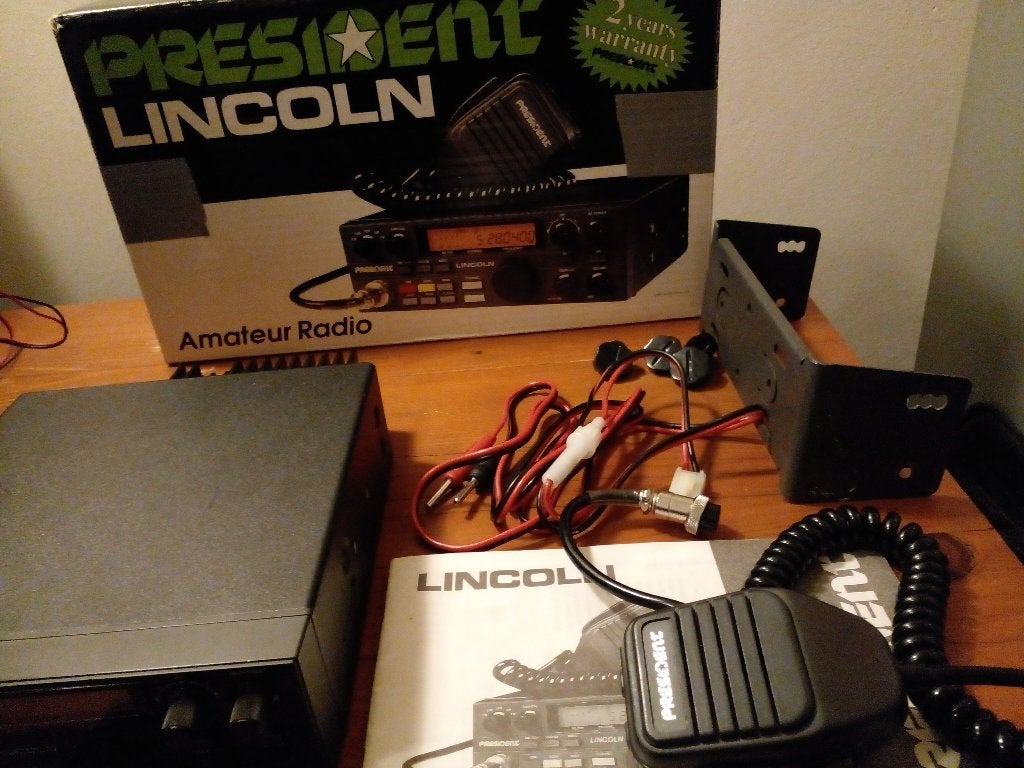 President Lincoln 1, Telecommunicatie, Zenders en Ontvangers, Ophalen of Verzenden, Zo goed als nieuw, Zender en Ontvanger