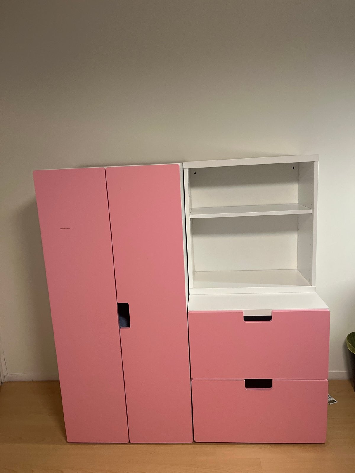 IKEA Stuva Kasten - Roze en Wit Opbergsysteem, Ophalen, Gebruikt, Kast, 105 cm of meer