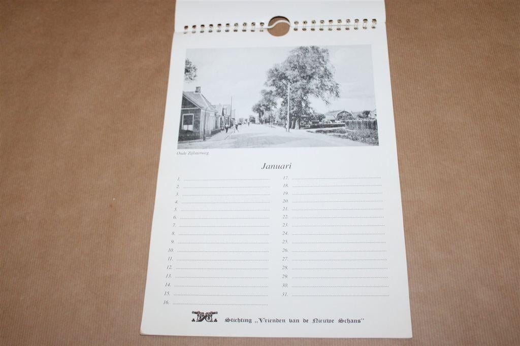 Kalender Stichting Vrienden Nieuweschans., Ophalen of Verzenden, Gelezen