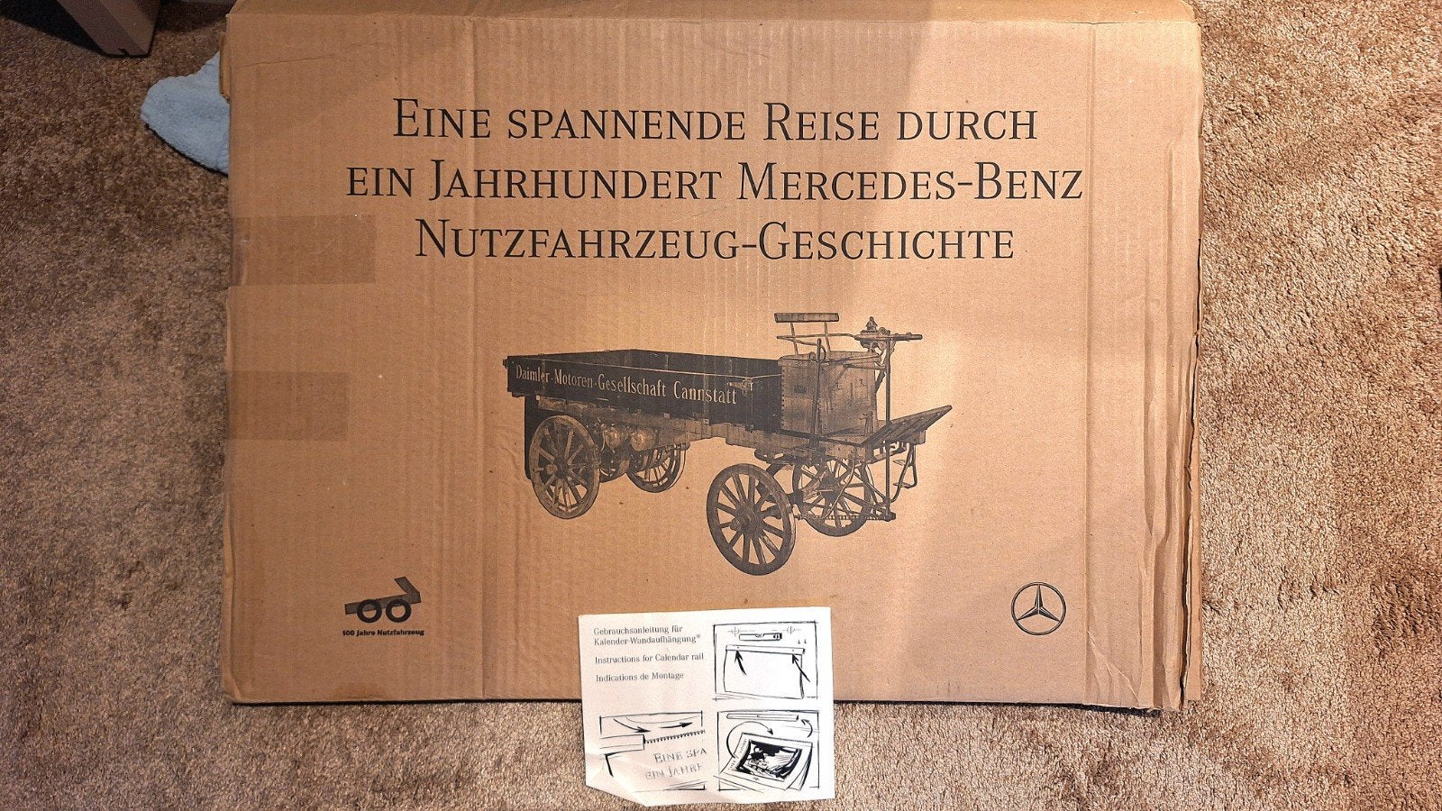 Mercedes-Benz kalender 1996 – 100 Jahre Nutzfahrzeuge, Ophalen of Verzenden, Maandkalender, Nieuw