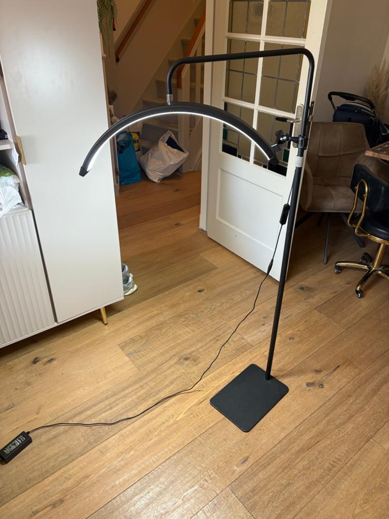 Moonlight Wimper Extensions Lamp - nog super goed, Ophalen of Verzenden, Zo goed als nieuw, Metaal, 150 tot 200 cm