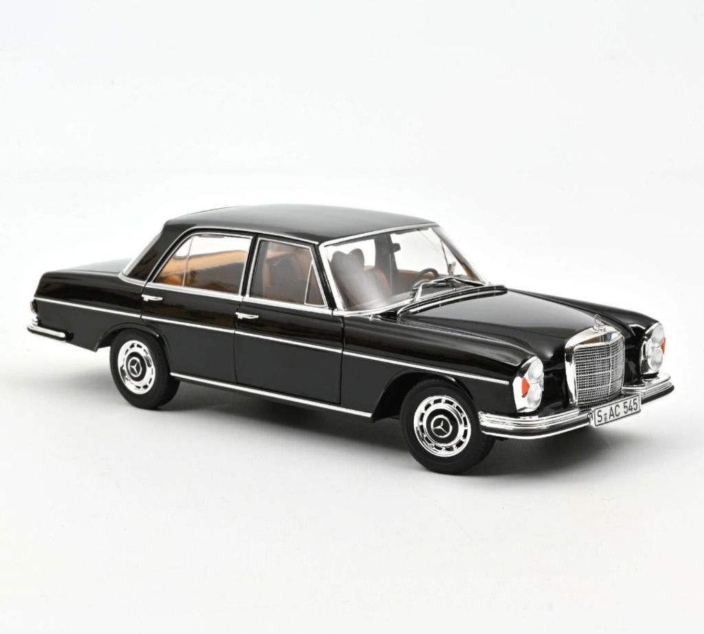 MERCEDES BENZ 280 SE '68 ZWART schaal 1/18 NOREV ref: 183762, Verzenden, Nieuw, Auto, Norev