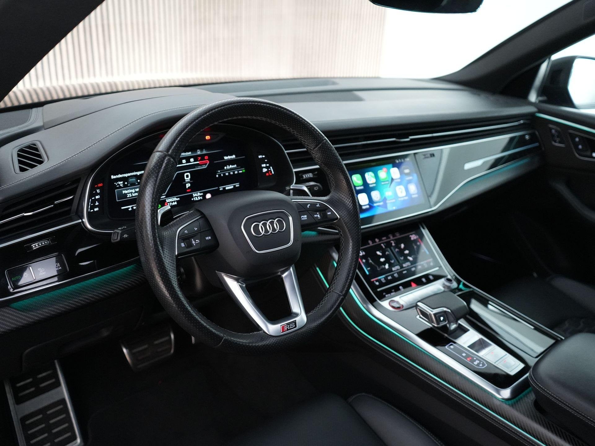 Audi RSQ8 quattro 4.0 600pk TFSI |23" custom|Dynamic plus|ke, Auto's, Audi, Gebruikt, 600 pk, Zwart, Leder
