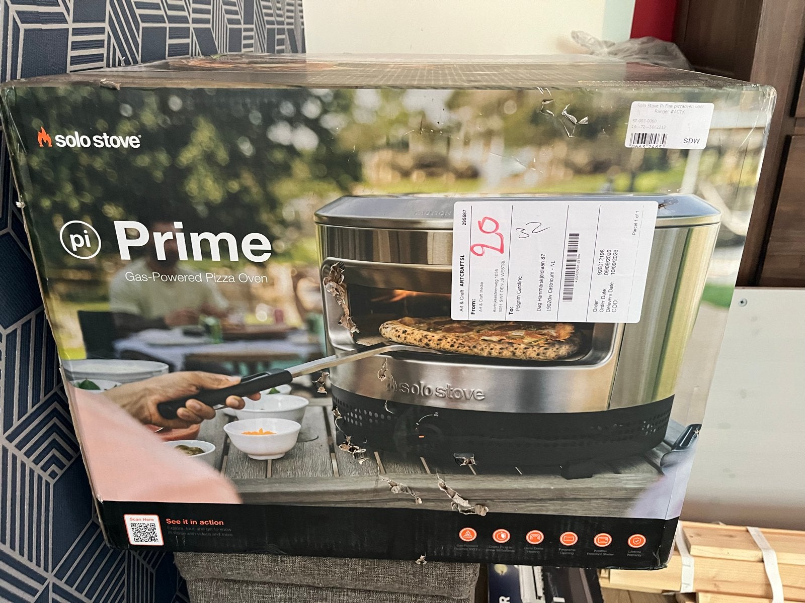 Solo Stove Pi Prime Gas-Powered Pizza Oven, Ophalen, Nieuw