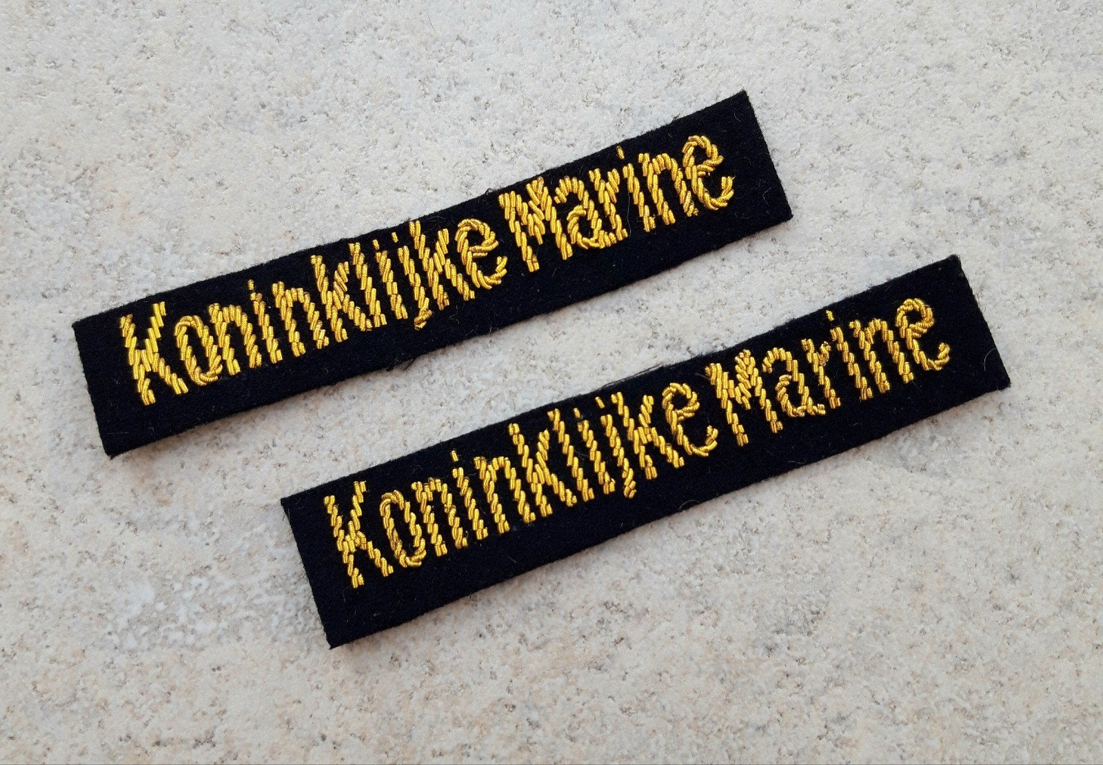 Set naambandjes Koninklijke Marine, Verzenden, Marine, Nederland, Embleem of Badge