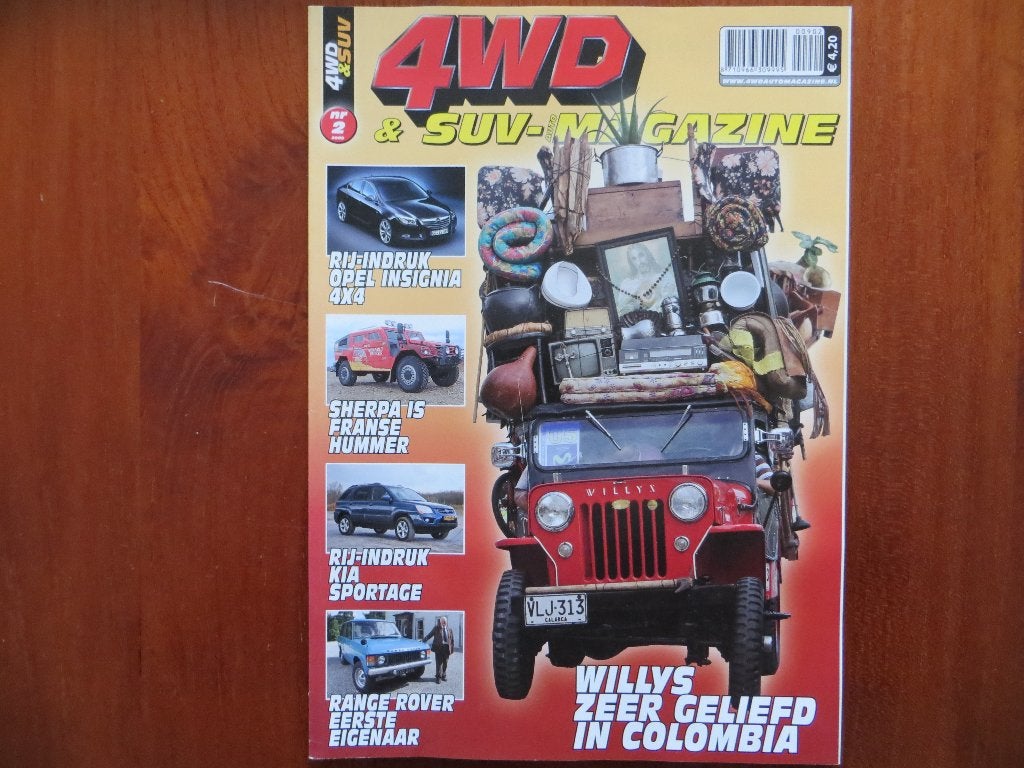 4WD & SUV-Magazine 2 2009 Renault Sherpa, Insignia 4x4, Kia, Ophalen of Verzenden, Nieuw, Renault