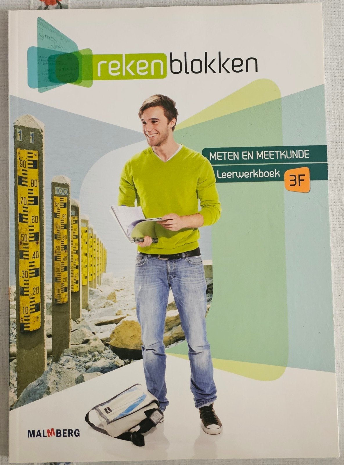 Rekenblokken: Meten en Meetkunde Leerwerkboek 3F, Anke Fourdraine, Ophalen of Verzenden, Zo goed als nieuw, MBO