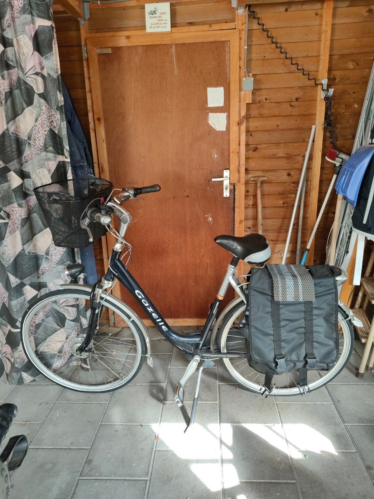 Gazelle fiets met mandje en fietstassen, Ophalen of Verzenden, Gebruikt, Gazelle