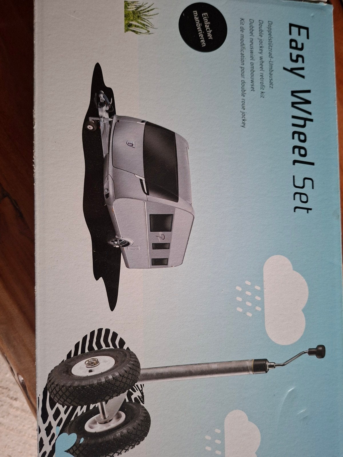 Dubbel neuswiel voor caravan - Easy Wheel Set, Ophalen