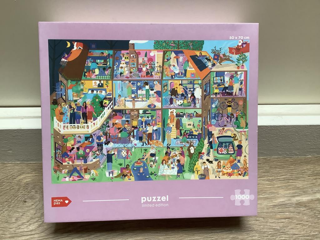 HEMA Puzzel 1000 stukjes - Limited Edition, Ophalen of Verzenden, 500 t/m 1500 stukjes, Zo goed als nieuw, Legpuzzel