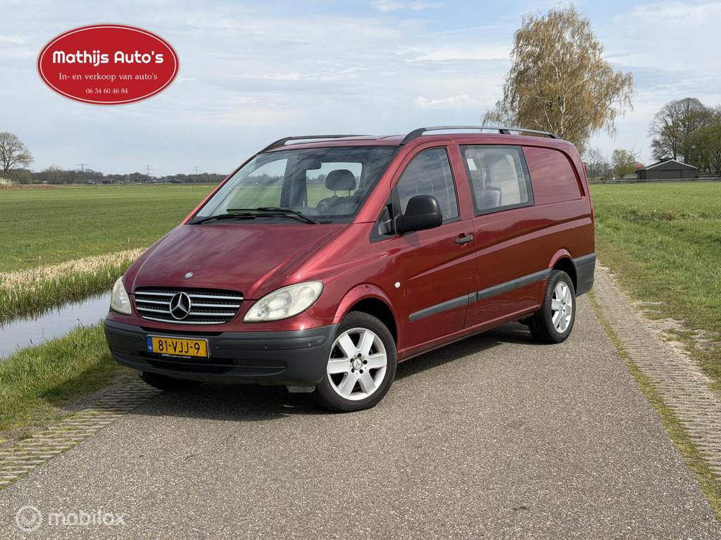 Mercedes Vito Bestel 120 CDI V6 Dubbelcabine marge! Youngtim, Auto's, Automaat, Achterwielaandrijving, 1905 kg, 2500 kg