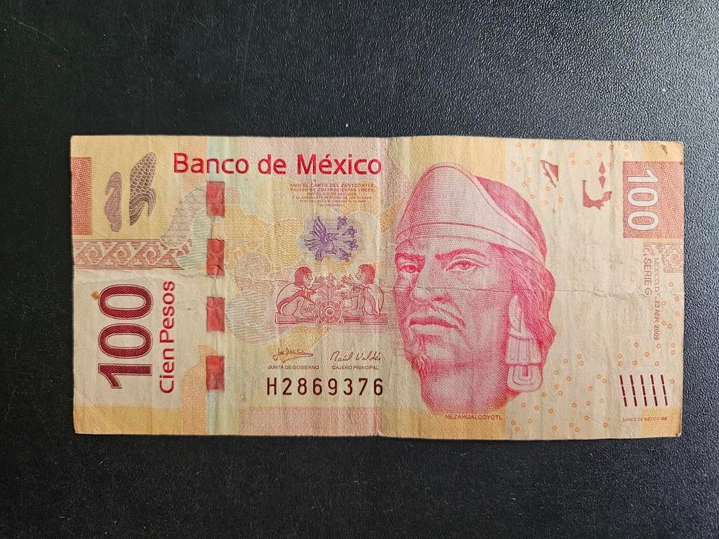 Mexico pick 124g 23-4-2009, Ophalen of Verzenden, Midden-Amerika, Los biljet