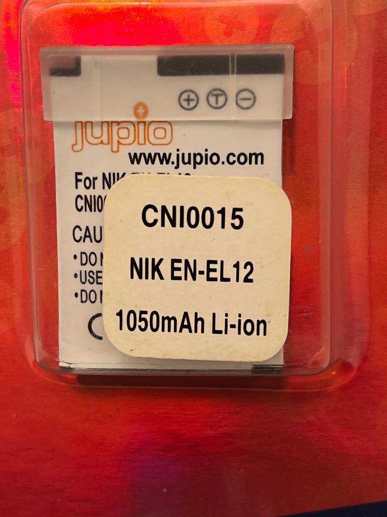 Jupio CNI0015 Batterij 3.7V 1050mAh Nikon, Ophalen of Verzenden, Nieuw