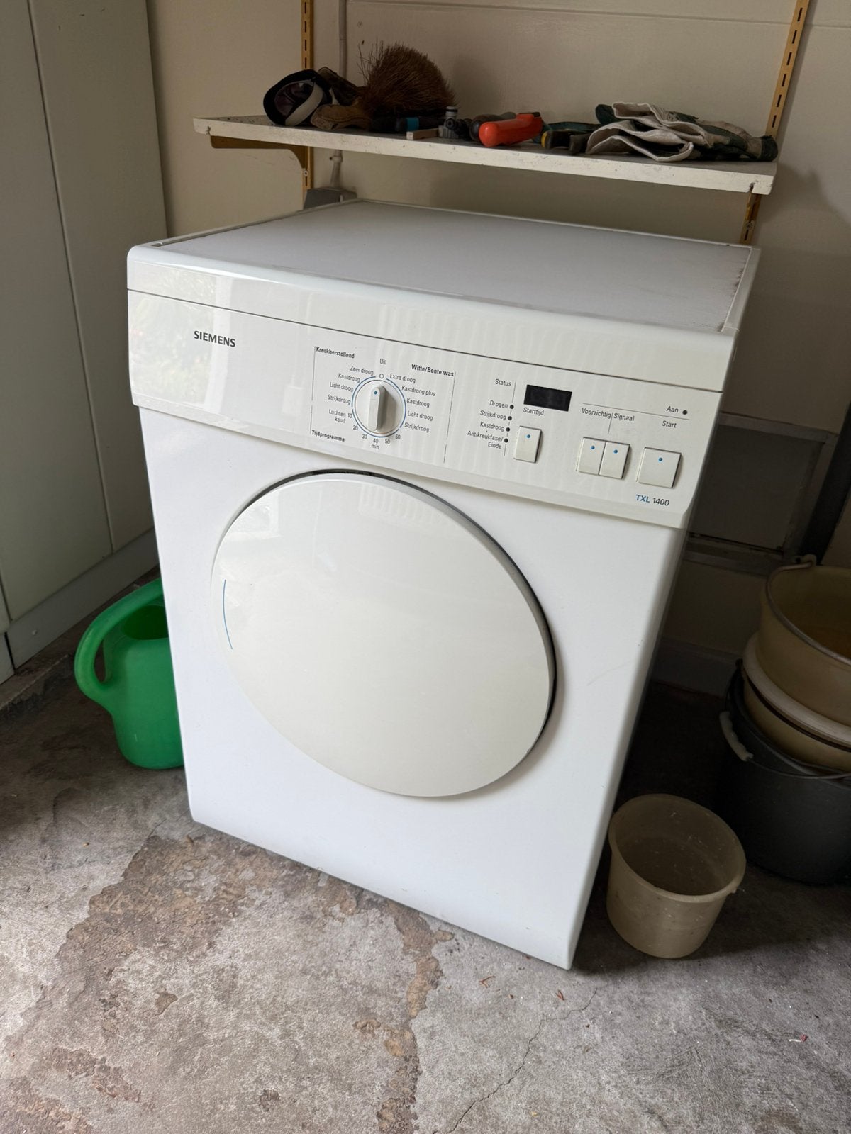 Wasdroger Siemens TXL 1400, Ophalen, Gebruikt, Luchtafvoer, 4 tot 6 kg