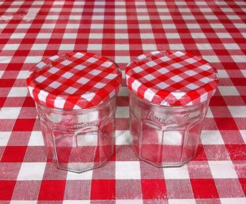 Glazen potten voor jam inmaak, Overige typen, Ophalen of Verzenden, Nieuw, Glas