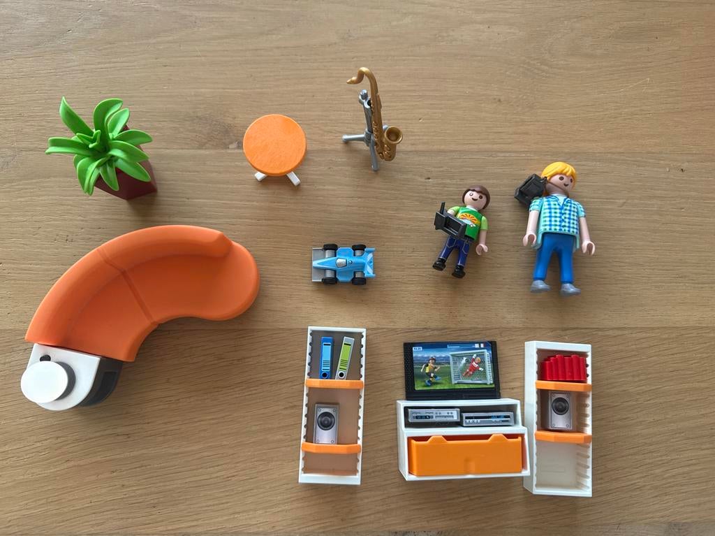 Playmobil City Life Salon met accessoires en figuren, Ophalen of Verzenden, Gebruikt, Jongen of Meisje