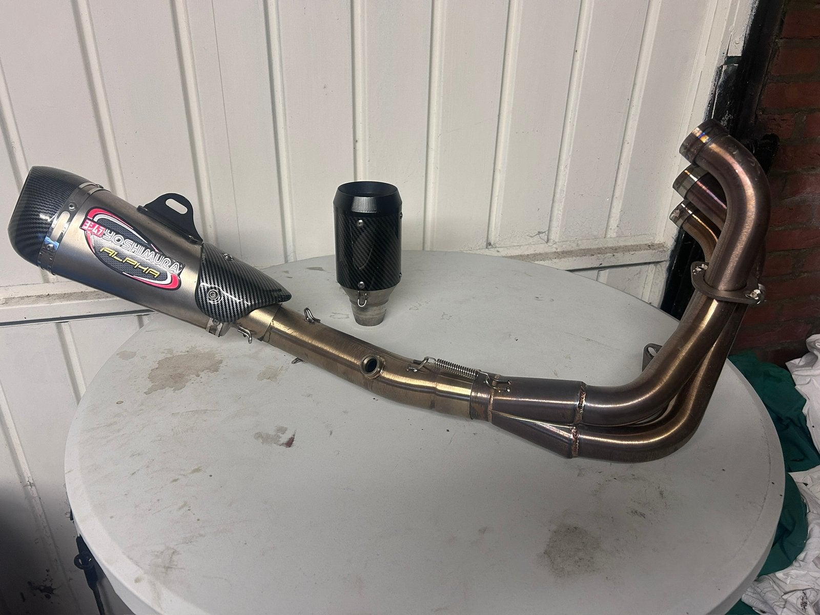 Yamaha Mt-09 sportuitlaat volledig systeem, Ophalen of Verzenden, Gebruikt