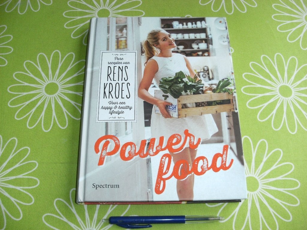 Power Food - Rens Kroes - Voor een happy & healthy lifestyle, Boeken, Kookboeken, Ophalen of Verzenden, Zo goed als nieuw, Hoofdgerechten
