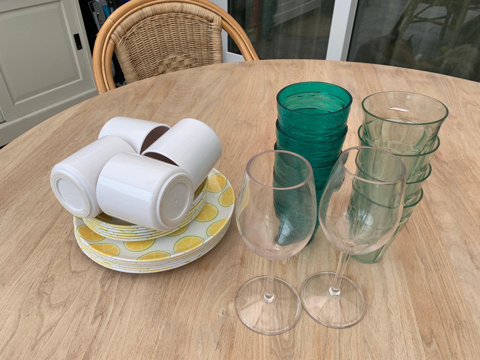 Kampeer servies, Caravans en Kamperen, Ophalen of Verzenden, Gebruikt