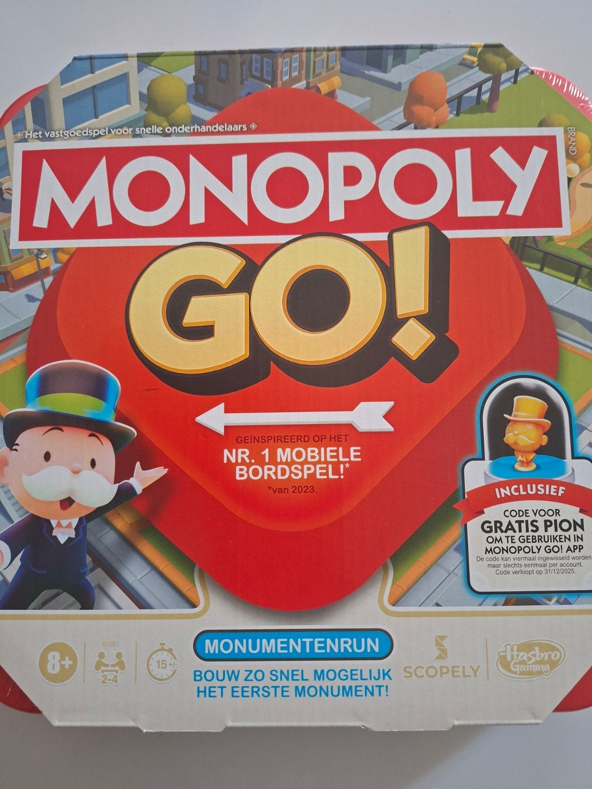 Mooi NIEUW MONOPOLY GO spel, Ophalen of Verzenden, Nieuw