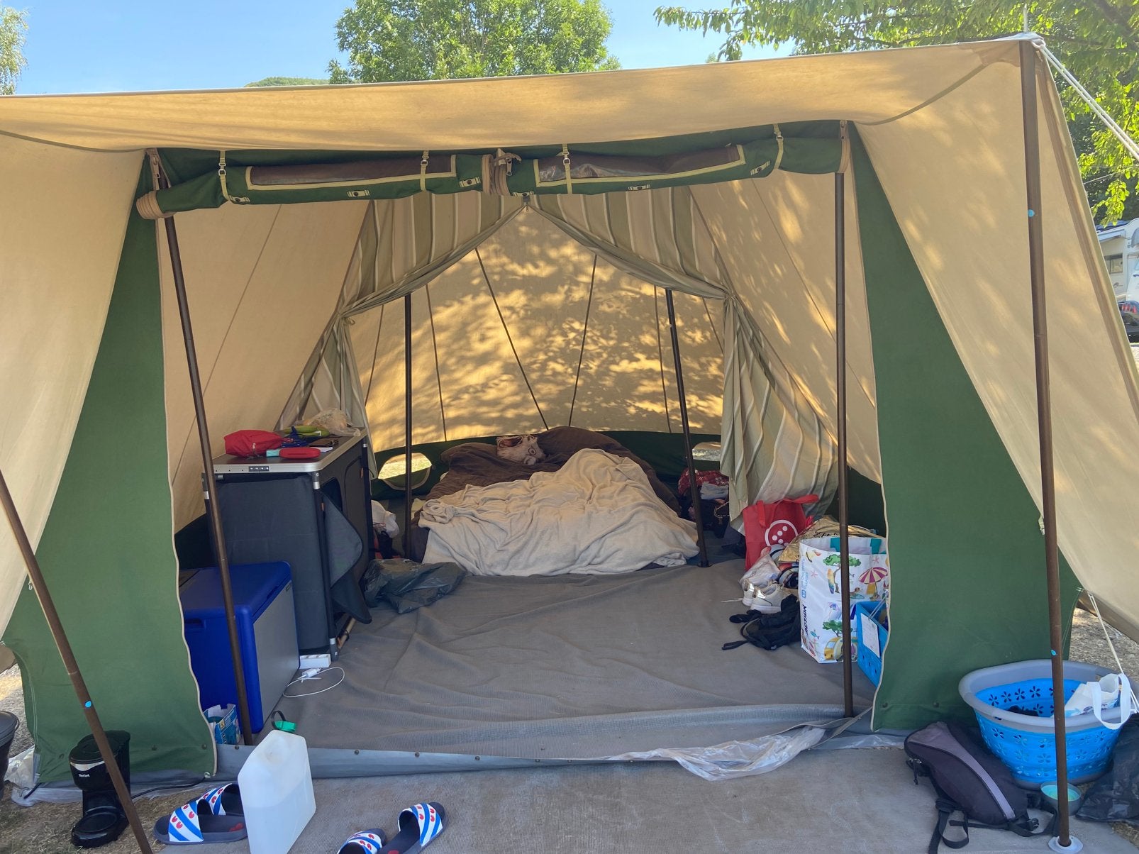 De Waard tent Jan van Gent, Ophalen, Gebruikt, Tot en met 4