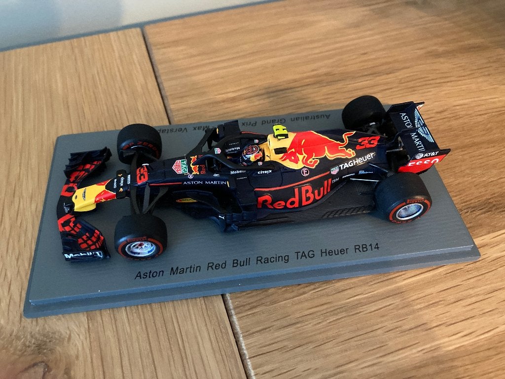 ✅ Max Verstappen 1:43 Australian GP 2018 RB14 Spark S6059, Ophalen of Verzenden, Nieuw, Formule 1