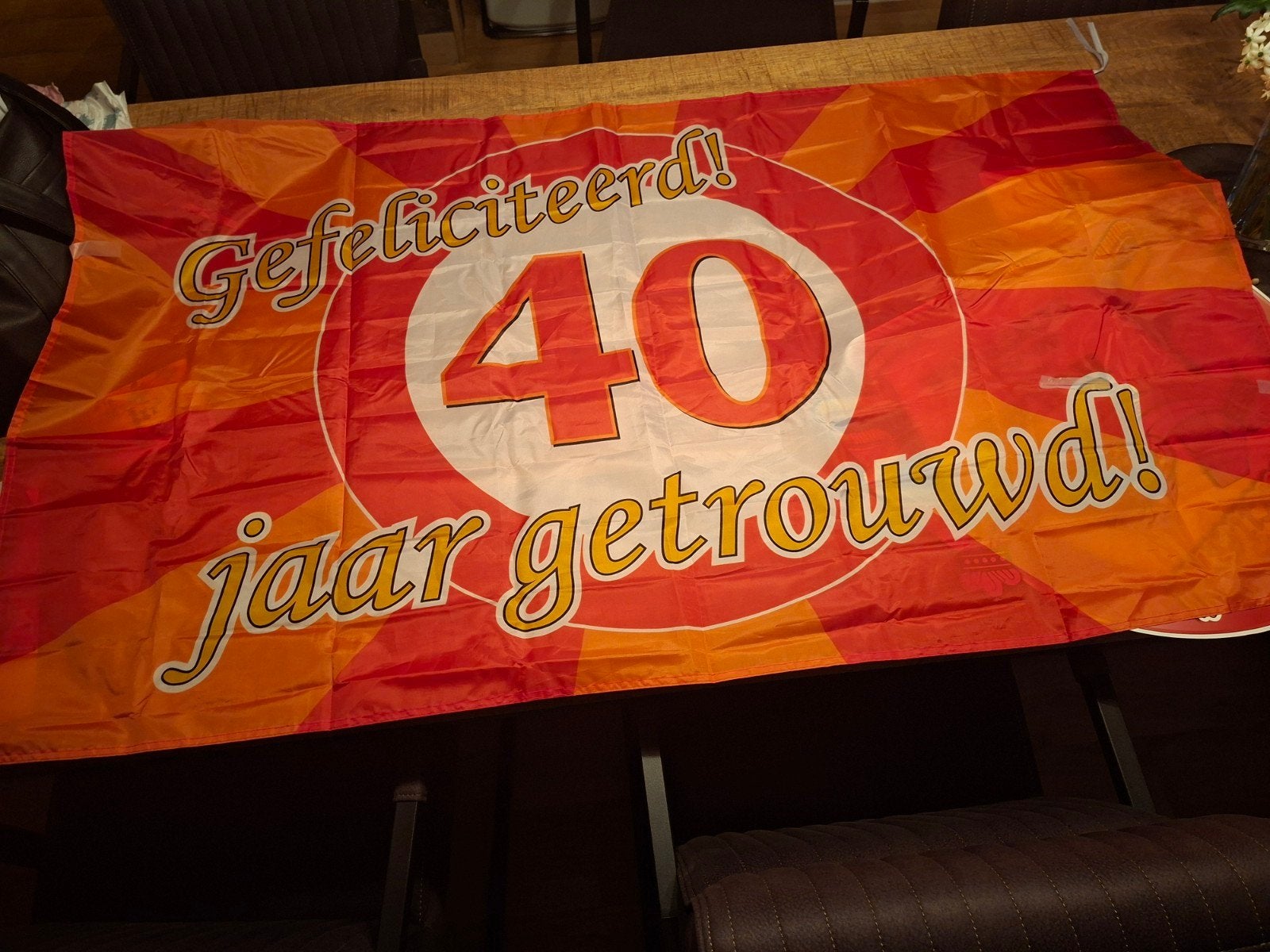 feest artikelen 40 jaar getrouwd, Diversen, Ophalen, Nieuw