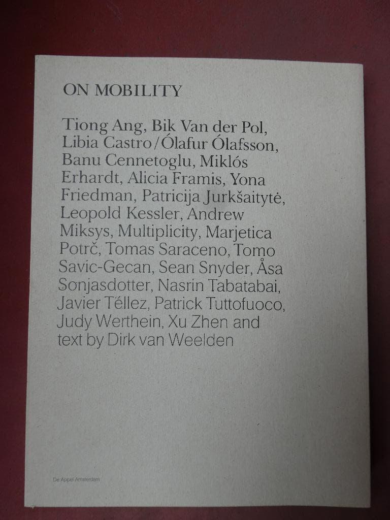 Dirk van Weelden On Mobility, De Appel, Ophalen of Verzenden, Nieuw