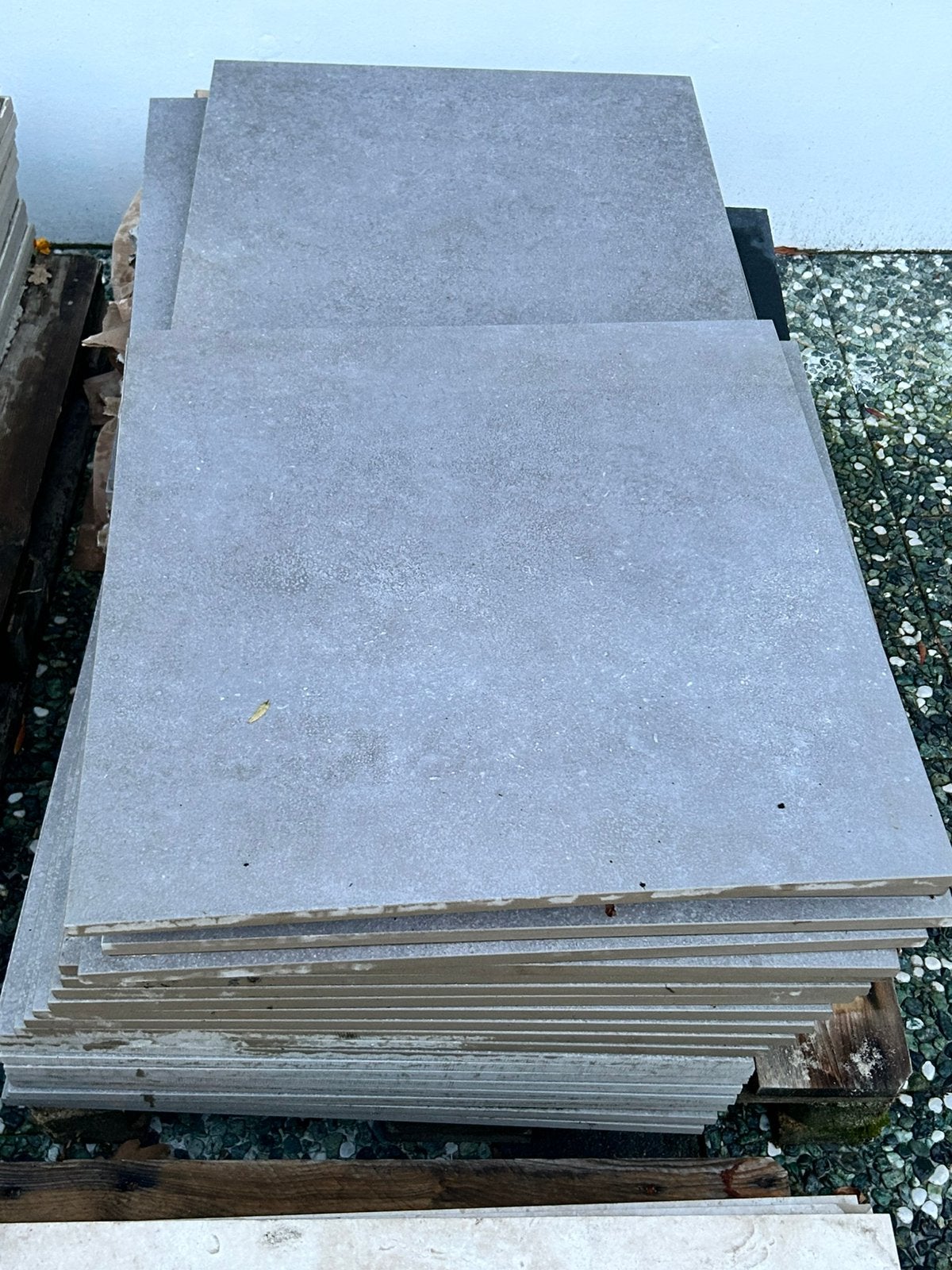 88 stuks Keramische terrastegels (60x60 & 59,5x59,5 cm), Ophalen, Nieuw