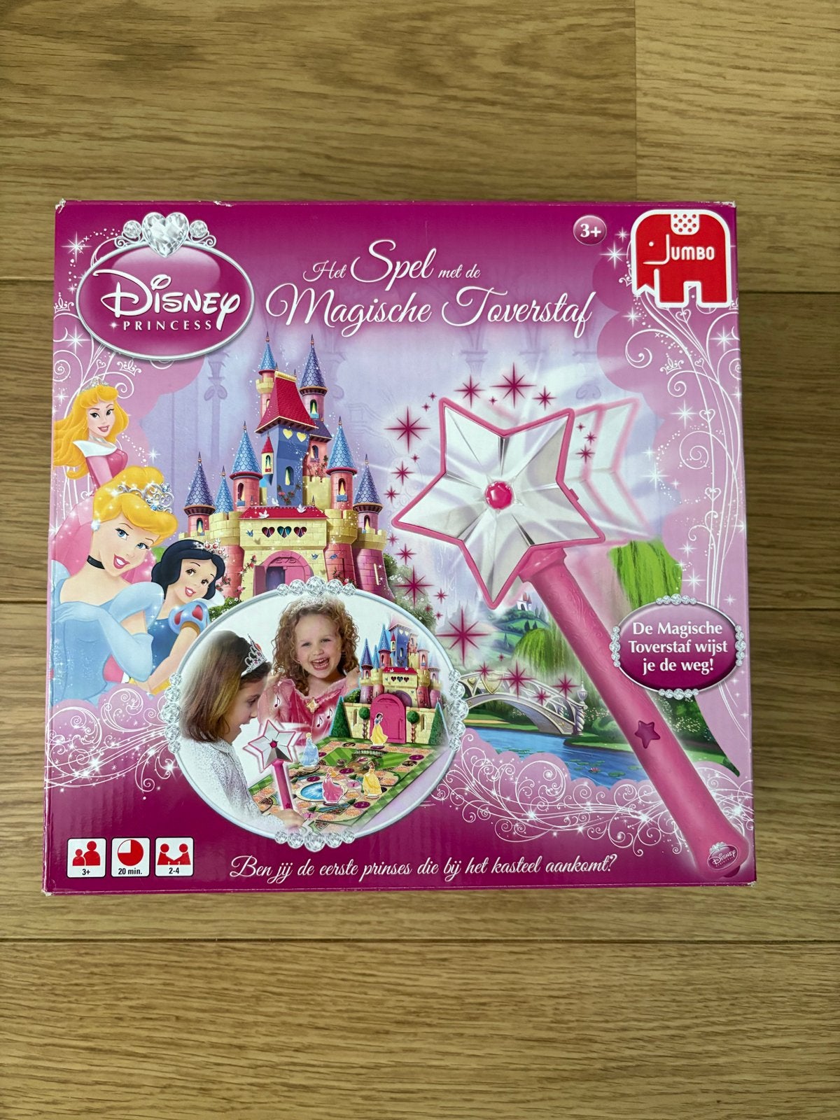 Disney Princes Het Spel met de Magische Toverstaf Jumbo, Drie of vier spelers, Ophalen of Verzenden, Gebruikt